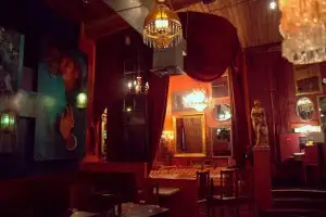 Quirky-elegant Back Door at Roxy's