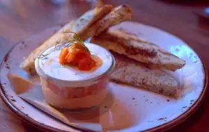 Seafood appetizer at Miller's Guild