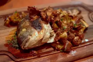 Grilled fish at Staple & Fancy