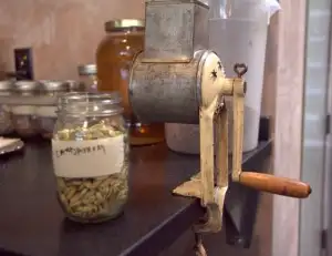 Hand-cranked cardamom goes into orange bitters