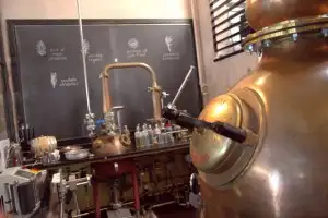 Sun Liquor's copper pot still