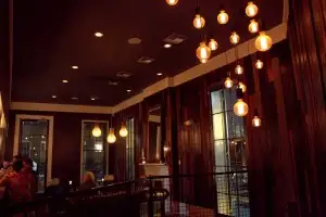 Square Root's upstairs lounge