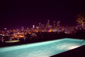 View from my LA loft rooftop (thanks, AirBnB)