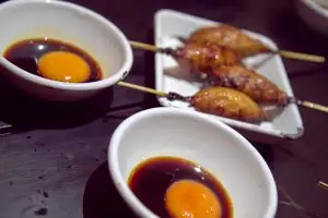 Tsukune (chicken meatballs) at Yardbird