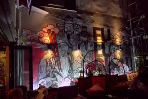 Fu Lu Shou's patio