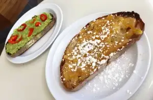 Toast at Lavender & Honey