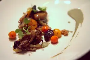 Crosnes vegetable course