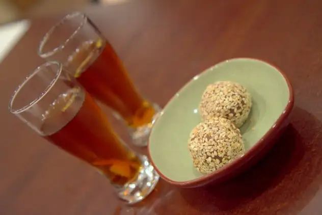 Truffles and after-dinner cocktails