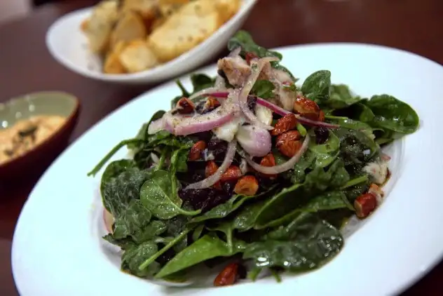 Smoked black cod salad