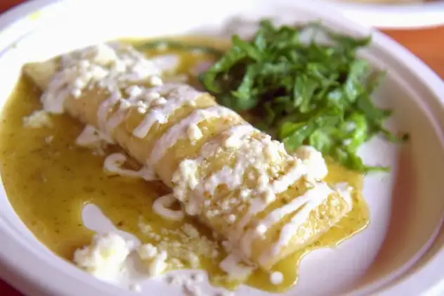 Enchiladas verde