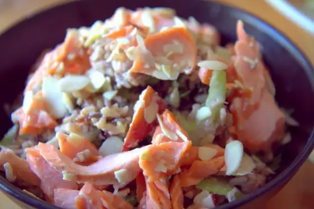 Hopscotch's smoked salmon & wild rice salad