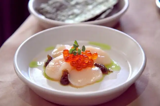 ICHI Kakiya scallop crudo