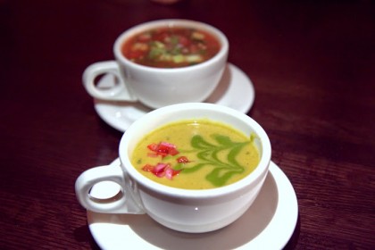 Vegan soups in Mendocino