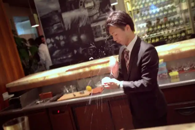 Famed Japanese ice carving, alive & well at The Society