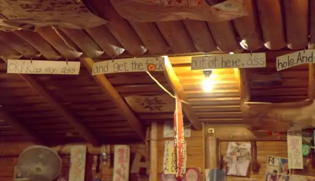 Hilarious swearing attempts at A Bar