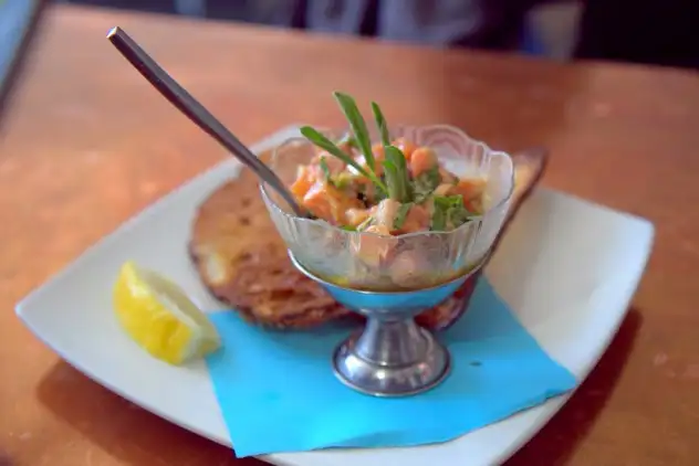 Red Hill Station's trout tartare