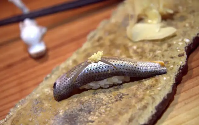 Saison's nigiri menu from Chef Jiro Lin