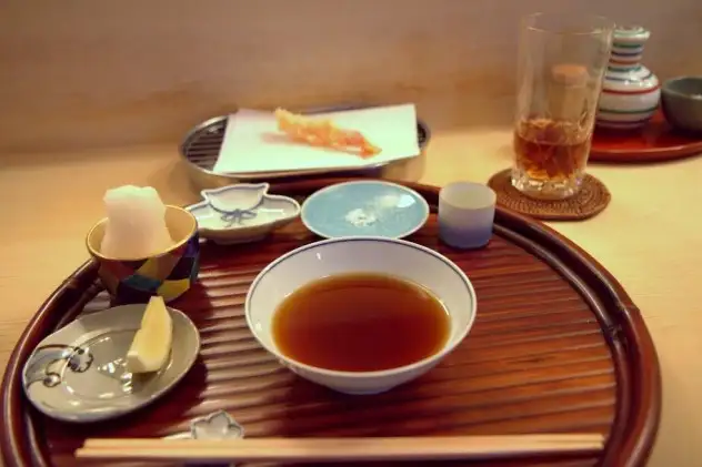 Our Raku-Tei place setting