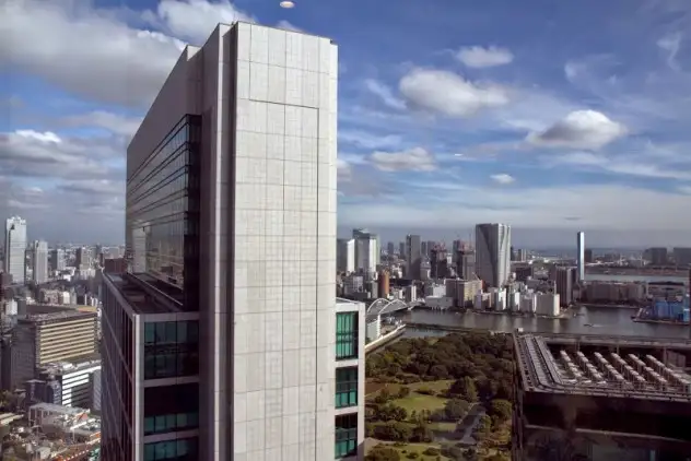 View from my room at Park Hotel Tokyo