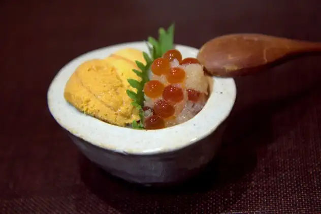 Hokkaido uni at the new Omakase