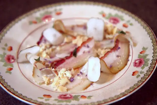 Old Bus' dreamy duck bacon (off-menu)