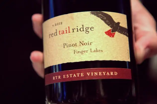 More wine treasures at Michael Mina: a rare pinot noir from NY's Finger Lakes, most known for its white wines