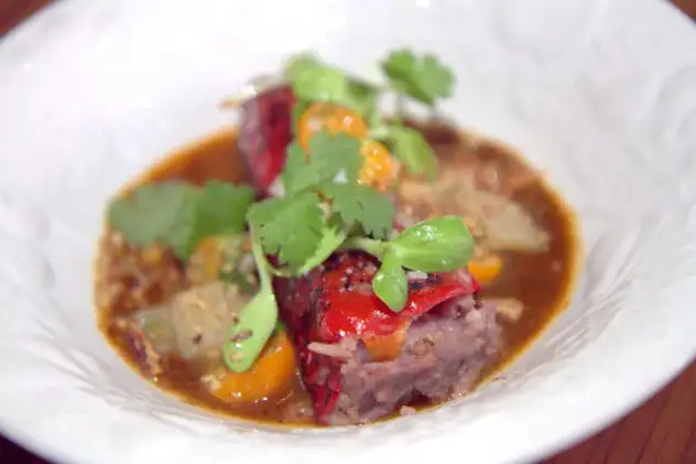 Odd Duck's tamale relleno