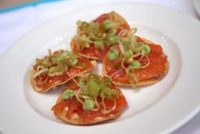 Cala's trout toastadas