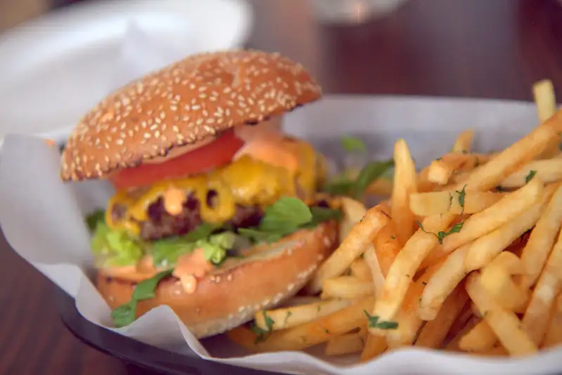 Crafty Fox Ale House burger