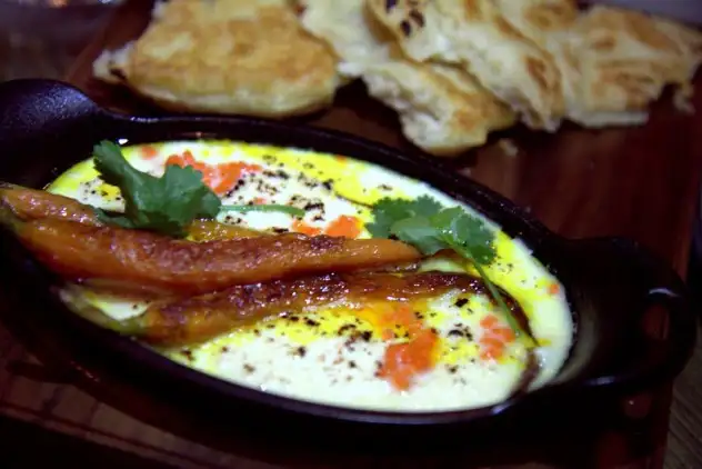 Whitechapel's farmers cheese and naan