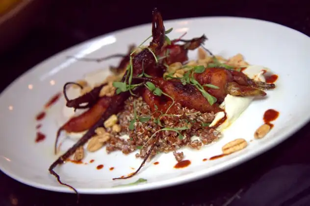 The Keystone's carrots and red quinoa dish
