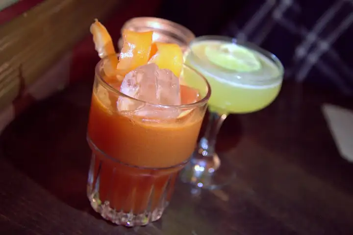 Two Sisters Bar & Books' Night Vision (left/foreground)