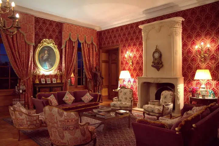 The drawing room at Chanteloup, straight out of history