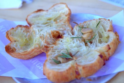 Dominique Ansel Kitchen's garlic bread croissants