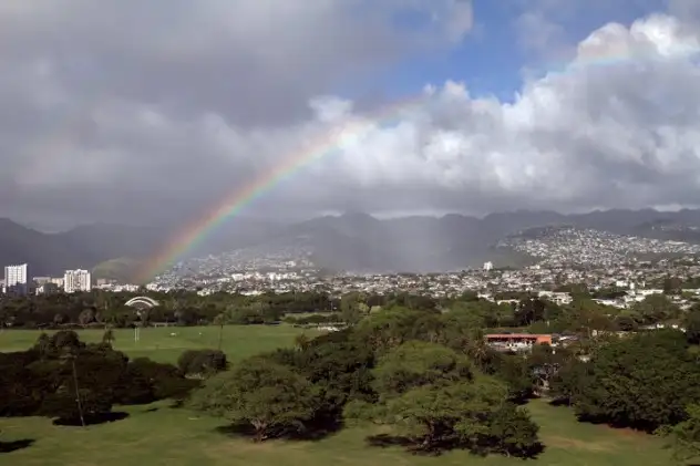 Rainbows: a daily occurrence in Hawaii