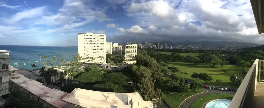 ... and the view on the other side