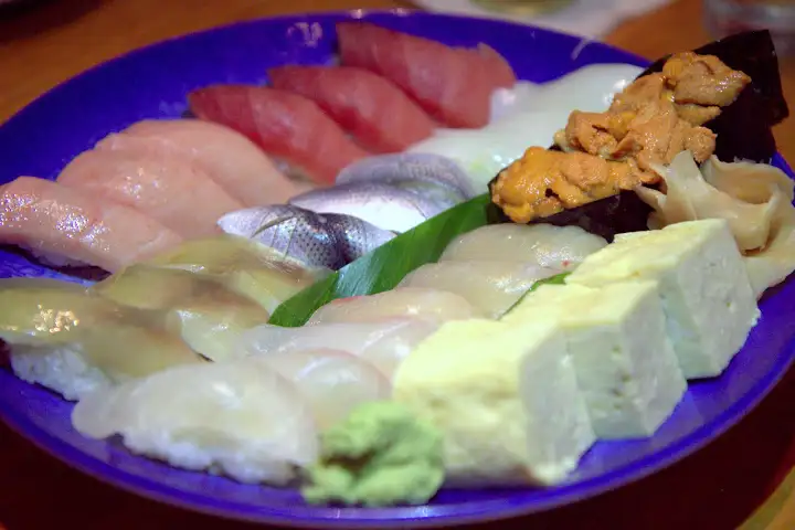 Sushi platter/omakase for 2 at Imanas Tei