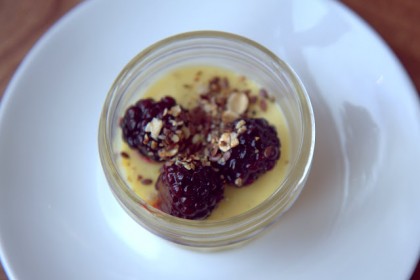 Little Gem's sugar and dairy free, uber-tart lemon pudding