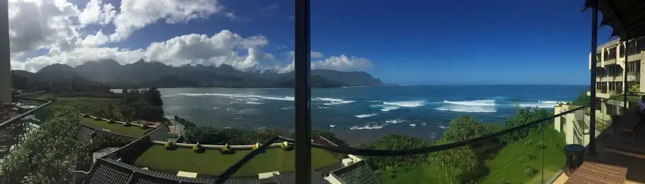 Remarkable view from the St. Regis Princeville Kauai