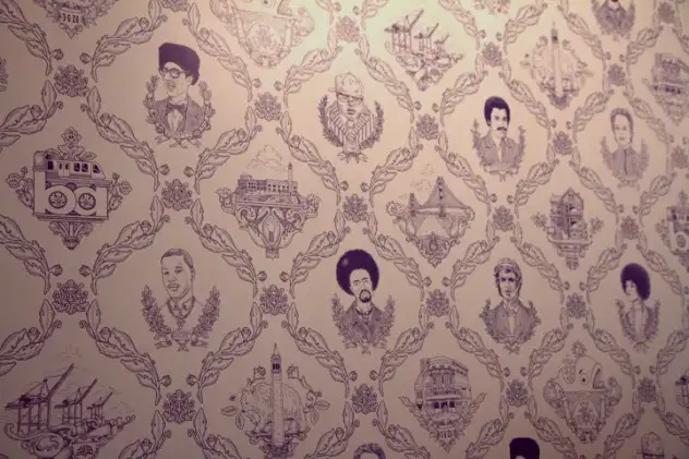 Fiorella's Bay Area-themed wallpaper