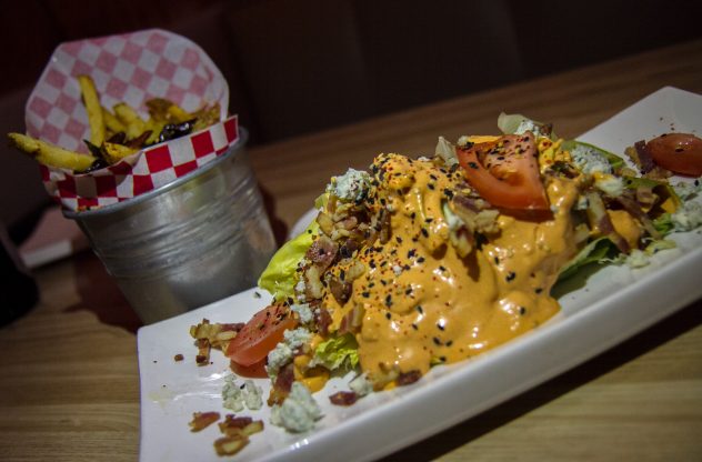 Iceberg wedge & Seoul fries at Dick Blomster's