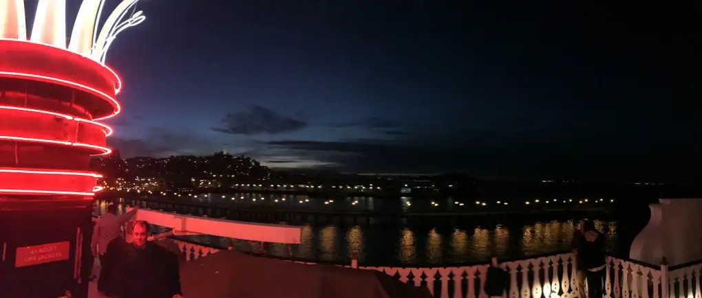 Post-sunset atop the SF Belle