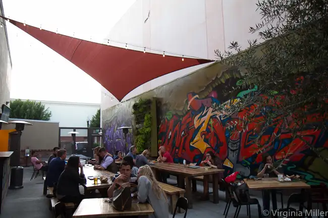 4th Street Market's back patio