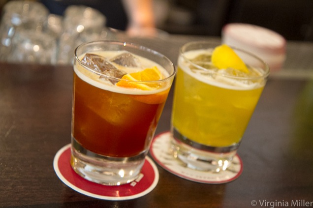 Locanda's Cio Cara Spritz (left), Gran Classico Spritz (right)