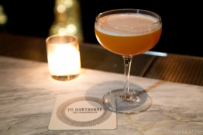 Industry favorite & elegant cocktail den, The Hawthorne