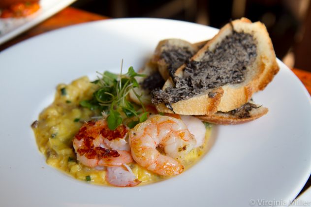 My favorite dish at Amada: revuelto (scrambled eggs), shrimp, wild mushrooms