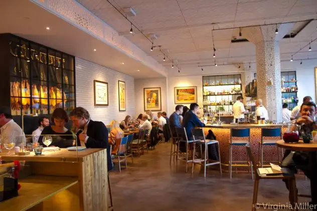 Facing Bellota's bar