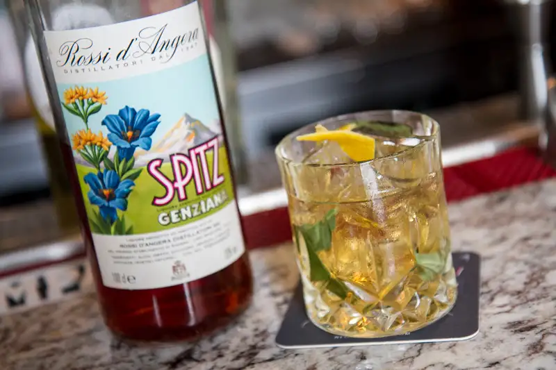 The Wild cocktail featuring Spitz