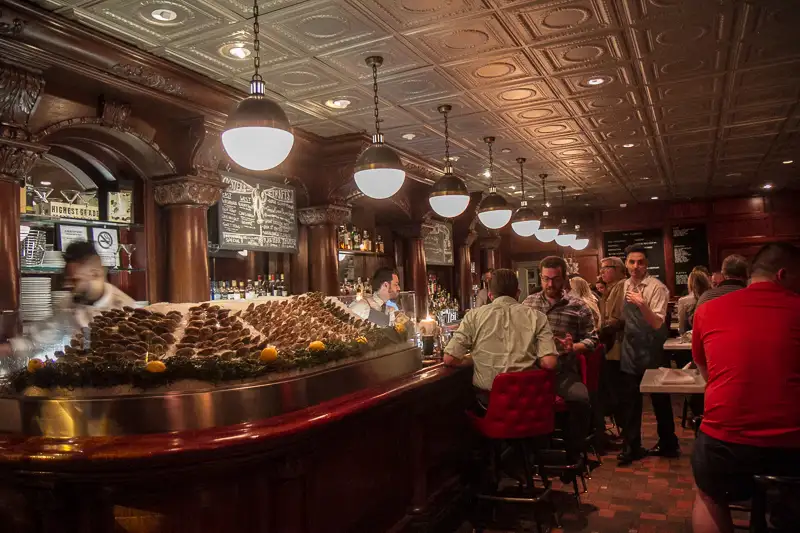 The bar at The Olde Bar