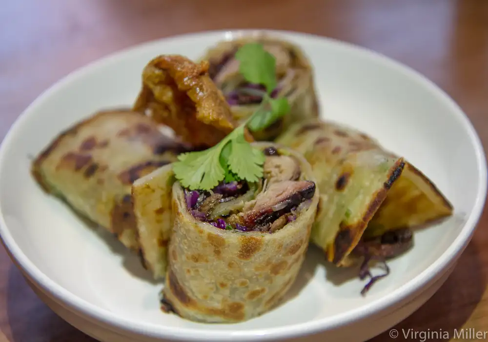 Hop Alley's Beijing duck roll